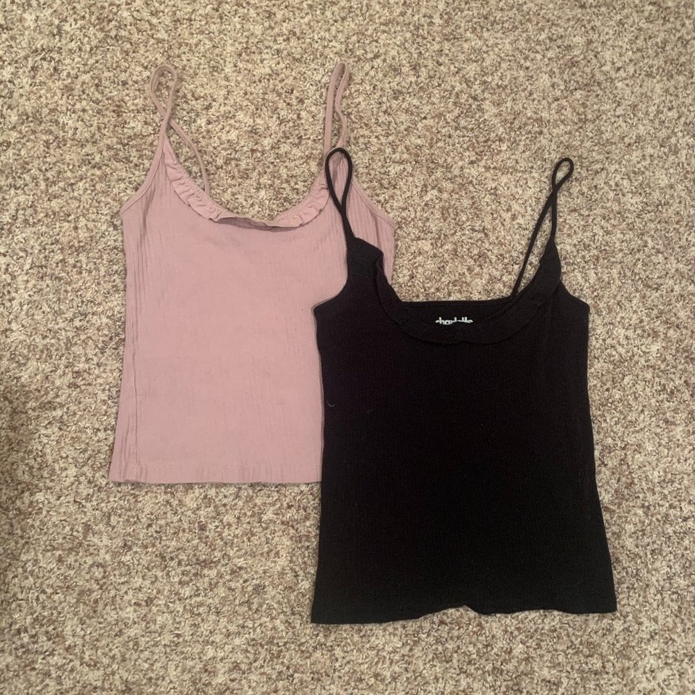 Charlotte Russe Pack of Two Camis M